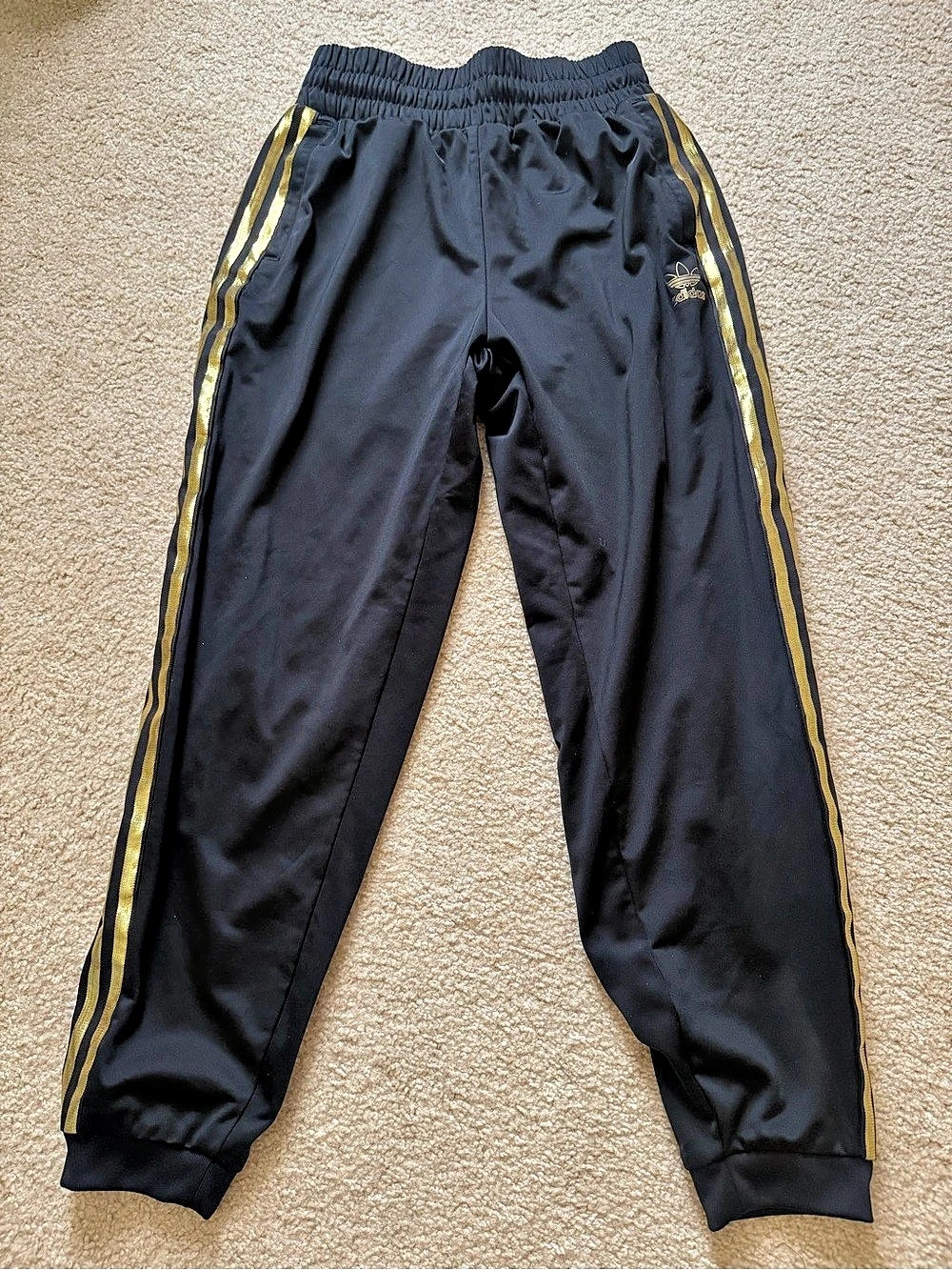 Adidas OG SST 50th Anniversary Superstar Track Pants 24K Gold